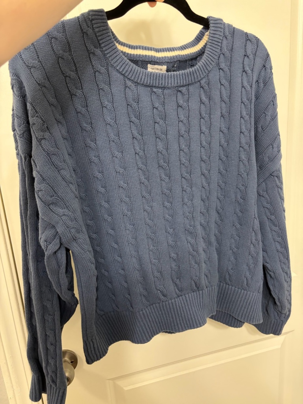 Cotton On Blue 100% Cotton Sweater size Medium